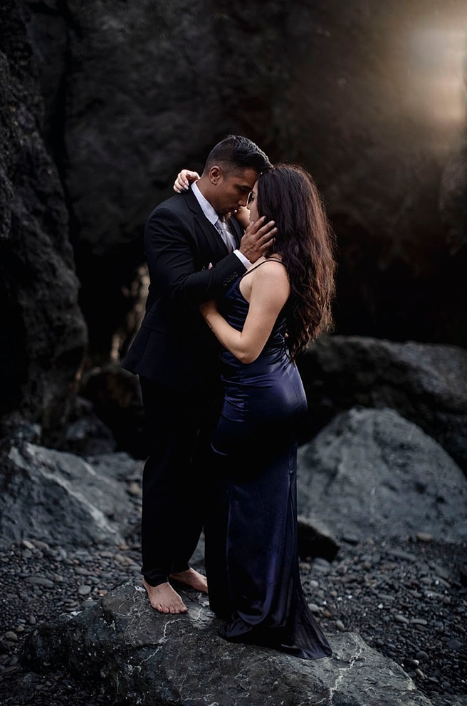 Ruby Beach Engagement Photoshoot