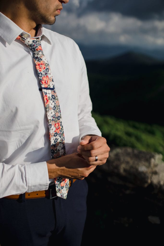 Jeremy and Chelsea hired the best elopement photographer for their elopement in Asheville.