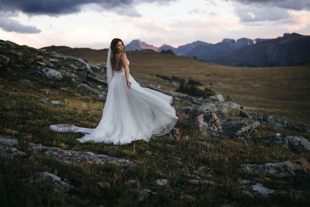 Rocky mountain national park weddings always have the best scenery.