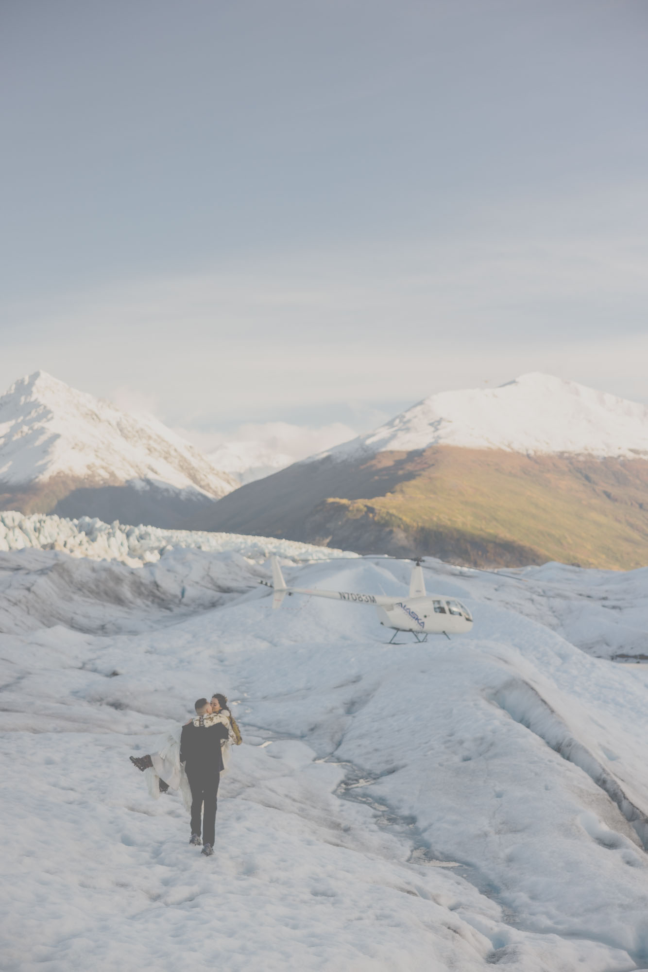 The best places to get married includes Glaciers. See Alaska elopement packages to get married on an Alaskan Glacier.