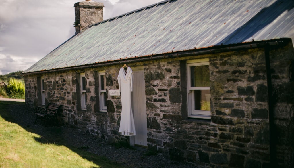 The cottage at Crear House in Argyle Scotland.